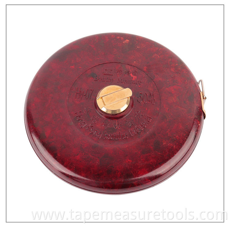 Leather tape measure 50 meters tape measure 30 bakelite shell 20m custom processing 100 meters linen ruler soft ruler